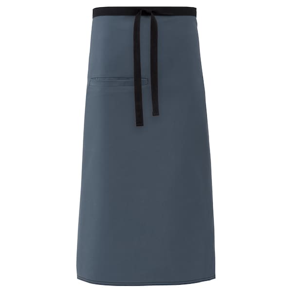 Deltaplus Bistro Waist Apron, Inset Pocket, City Market, CM24I, Blue Slate 83468 - main